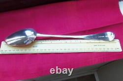 1839 EARLY VICTORIAN, SOLID SILVER BASTING/GRAVY SPOON, by JOHN & HENRY LIAS