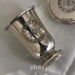 1841 Victorian Solid Silver Travelling Holy Communion Set By Joseph Willmore