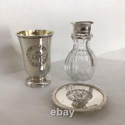 1841 Victorian Solid Silver Travelling Holy Communion Set By Joseph Willmore