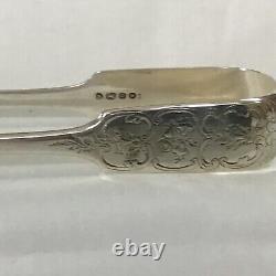 1849 Victorian Solid Silver Sugar Tongs / Nips By Elizabeth Eaton 54.47g