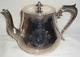 1850s D. B Maker Mark Sterling Silver Low Tea Pot 25.7 Oz Matches Other 2 G. W Pcs