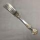 1857 Solid Silver Six Queens Pattern Dinner Fork By Chawner & Co. 101g