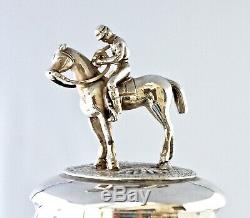 1880 Sterling Silver Irish Horse Racing Trophy. Irish Champion Jockey Liam Ward