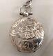 1891 Victorian Solid Sterling Silver Sovereign Case Decorative Scroll Engraved