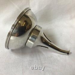 1975 Edward Barnard & Sons Ltd Solid Silver Wine Funnel By Sold By Lowes Chester