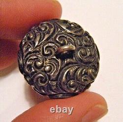 1 Victorian Antique Sterling Silver Cap Acorn Emery Needle Sharpener Chatelaine