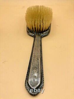 2 Antique 19th Century R Blackinton Co Sterling Monogrammed Dresser Brushes