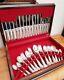 61pc 8 Place Silver Canteen Of Kings Pattern Cutlery William Yates Sheffield