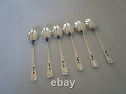 6 Quality Victorian Sterling Silver Teaspoons, Hallmarked Sheffield 1897