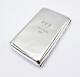 American Victorian Sterling Silver Large Cigarette Case C1893 Wch Club