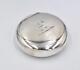 Antique Sterling Silver Squeeze Snuff / Tobacco Box Chester 1911