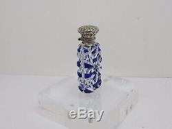 A Beautiful Victorian Sterling Silver Hinged Top Perfume Bottle, Gorgeous Piece