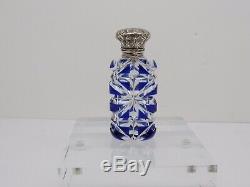 A Beautiful Victorian Sterling Silver Hinged Top Perfume Bottle, Gorgeous Piece