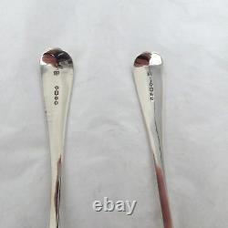 A Good Antique Sterling Silver Pair Or Old English Sauce Ladles. London 1846
