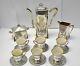 A/q Barbour Silver Co. Hartford, Ct 15 Pc Sterling Victorian Repousse Coffee Set
