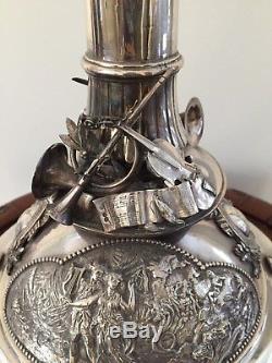 Amazing Large Victorian Sterling Silver Seven Light Candelabra 74cm Hight
