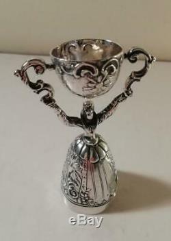 An Antique Solid Silver'Berthold Muller' Wager / Wedding Cup Chester 1899