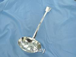 An Antique Sterling Silver Fiddle Back Soup Ladle. London 1847