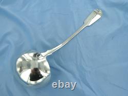 An Antique Sterling Silver Fiddle Back Soup Ladle. London 1847