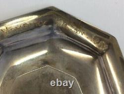 Antique 1859 George Unite Victorian Solid Silver Christening Dish/Plate IHS