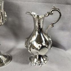 Antique 1869 Solid Silver Three Piece Holy Communion Set By George Unite