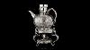 Antique 19thc Japanese Solid Silver Teapot On Burner Stand Konoike C 1890