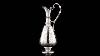 Antique 19thc Victorian Aesthetic Movement Solid Silver Wine Jug C 1879