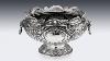 Antique 19thc Victorian Solid Silver Armada Bowl London C 1890