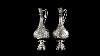 Antique 19thc Victorian Solid Silver Pair Of Magnificent Armada Jugs C 1898