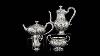 Antique 19thc Victorian Solid Silver Tea Set U0026 Coffee Set Hunt U0026 Roskell C 1866