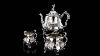 Antique 19thc Victorian Solid Silver Teniers Bachelor Tea Set D U0026 C Houle 1853