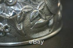 Antique American Sterling Silver Heavily Repousse Tea Coffee Chocolate Pot Best