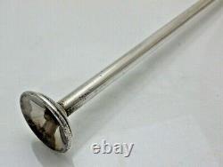 Antique Candle Snuffer Solid Silver Blow Pipe Samson & Mordan Lon1894 NSY