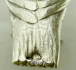 Antique Dutch Silver Bird 1890 stock id 7824
