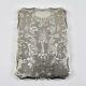 Antique English Victorian Solid Silver Card Case, (alfred Taylor, 1854)