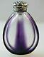Antique Glass Scent Perfume Bottle Purple Glass Overlay