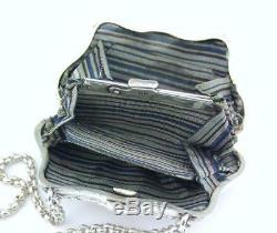 Antique Late Victorian Solid Silver Purse Chester 1899