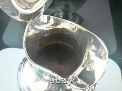 Antique Silver Claret Jug or Wine Ewer, CHESTER 1899, Nathan & Hayes