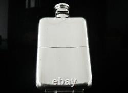 Antique Silver Hip Flask, London 1880, William Summers