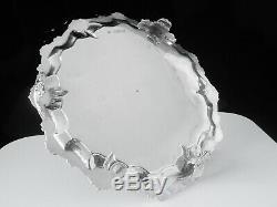 Antique Silver Salver Card Tray, Daniel & Charles Houle, London 1861