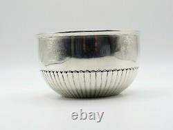 Antique Small Victorian Solid Sterling Silver Bowl Fully Hallmarked London 1881