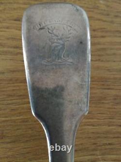 Antique Solid Silver Fiddle Pattern Fish Cake Slice London 1849