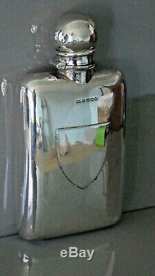 Antique Solid Silver Hip Flask. Deakin and Francis