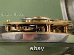 Antique Solid Silver Pair Case Verge Fusee Fob Pocket Watch Bond Okehampton +Key