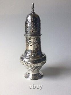 Antique Solid Silver Sugar Castor Hallmarked London 1846