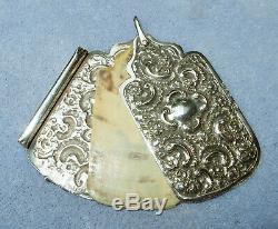Antique Sterling Silver Chatelaine George Unite Aide Memoire Notebook HM 1899