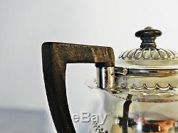 Antique Victorian 1886 Sterling Solid Silver Bachelors Small Teapot Tea Pot