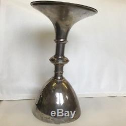 Antique Victorian Large Solid Silver Chalice By Lambert Co Communion Church 8