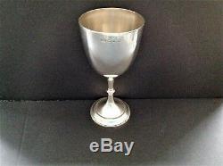 Antique Victorian Silver Goblet/chalice 1892