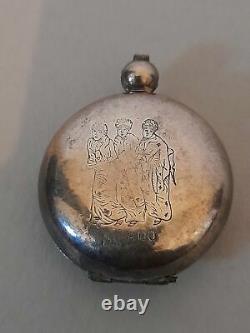 Antique Victorian Silver Sovereign Case'Mikado' On Front Case Fast Shipping